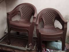 Plastic Chairs Set (1000/- Per Chair)