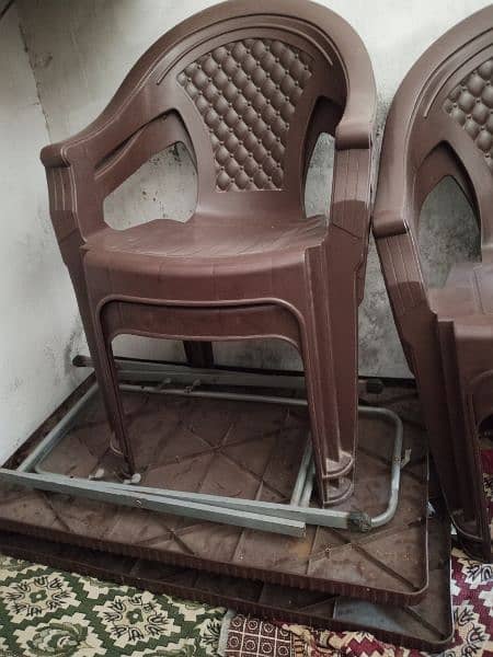 Plastic Chairs Set (1000/- Per Chair) 1