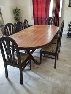 8 seater Dining Table with chairs