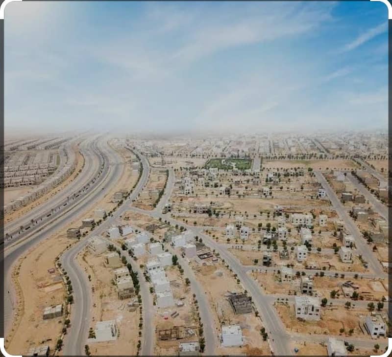 Ali block 125 yards Residential plot for sale in bahria town karachi 1