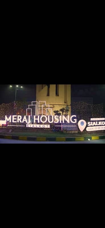 In Meraj Housing Society 3 Marla Commercial Plot For sale 1