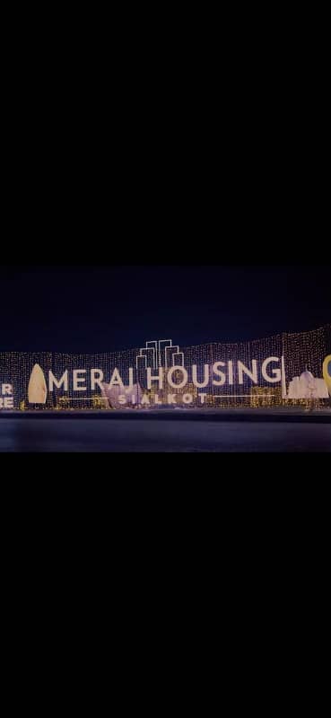 In Meraj Housing Society 3 Marla Commercial Plot For sale 4