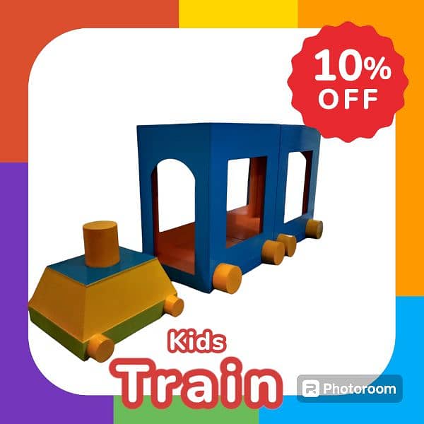 wooden kids train 0