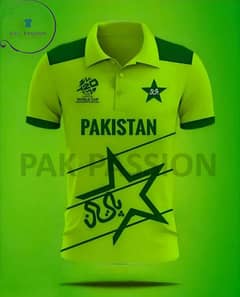 Pakistan Cricket Kit New Shirt Jersey, New World Cup 2024 T-Shirt
