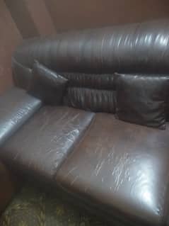 sofa set leather