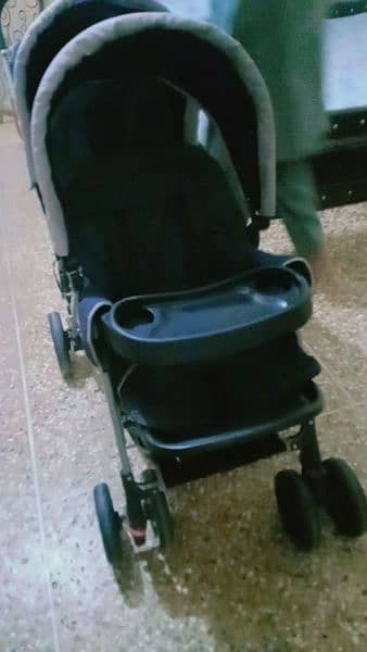 imported double seater foldable baby pram for 2 kids for sale 5