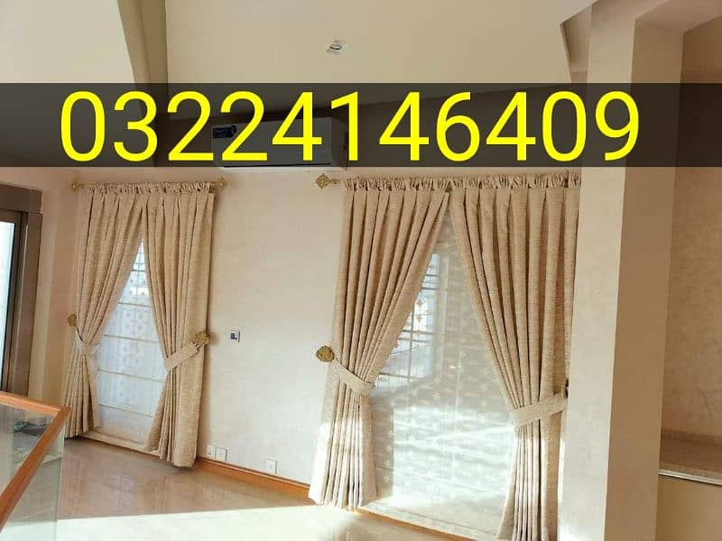 Curtains and Blinds Best price at Woody interior Lahore. 1