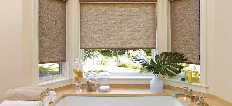 Window Blinds and Curtains Fabrics, Wallpaper, wooden Floors. 10