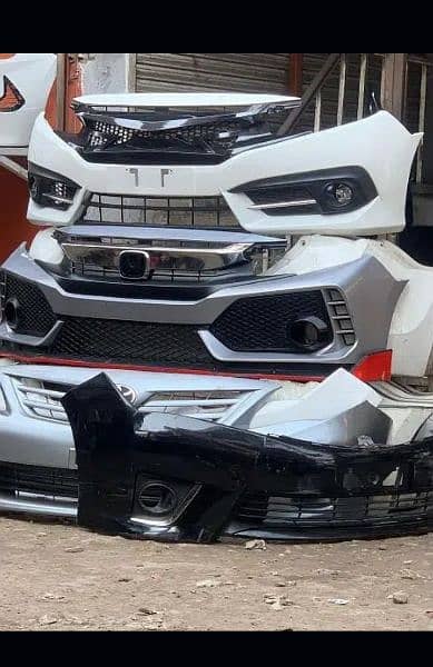 Bumpers Grills Available for All Cars 0