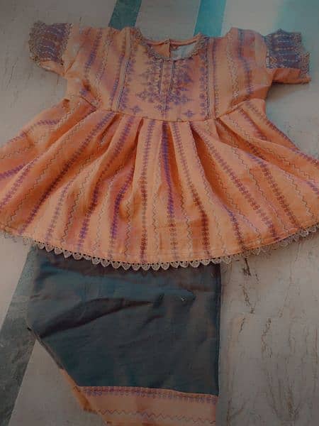 baby suit with short and frock 2
