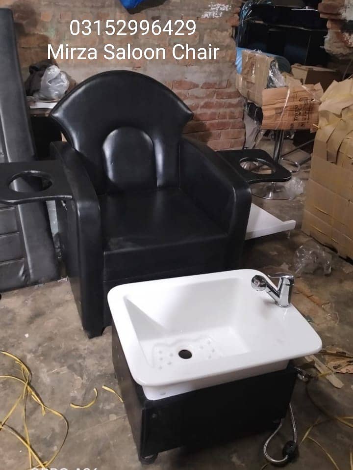 Saloon chair/Barber chair/Manicure pedicure/Massage bed/Hair wash unit 16