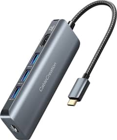 USB C Hub 4K 60Hz, CableCreation 5-in-1 USB C MacBook Adapter Dock