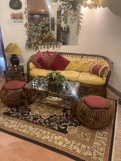 5 Seater Sofa full Set with side tables & traditional Peeray