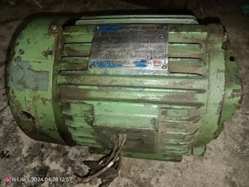 2HP 1450 rpm motor 3 phase made in taiwan 3