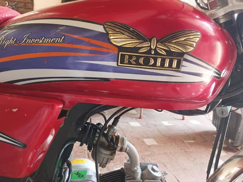 Rohi 70cc, cd 70 Rohi 2021 model bike for sale 6000Km driven only. 0
