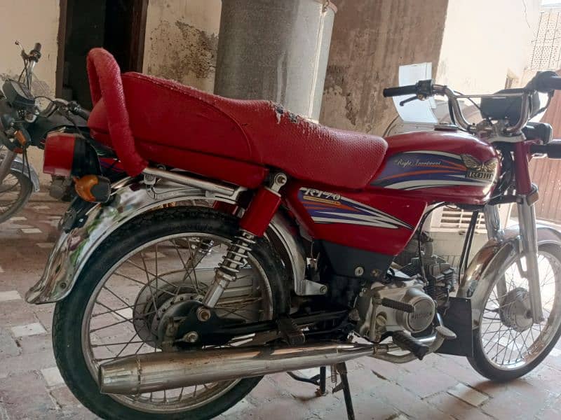 Rohi 70cc, cd 70 Rohi 2021 model bike for sale 6000Km driven only. 2