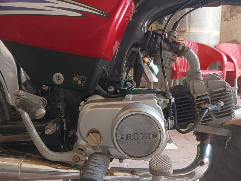Rohi 70cc, cd 70 Rohi 2021 model bike for sale 6000Km driven only. 8