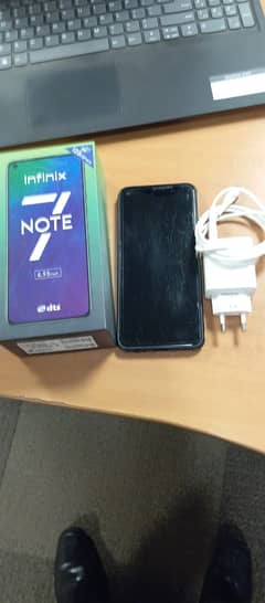 Infinix Note 7 mint Condition with complete accessories 4/128