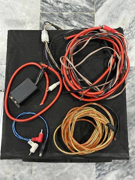 WORLDTECH AMPLIFIER 4500WATTS+Speaker+Supply Wires 1