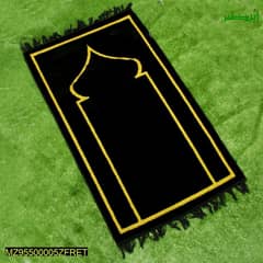IBZ-Zafar Traditional Saudi Style Prayer Rug for Teen and adults-black