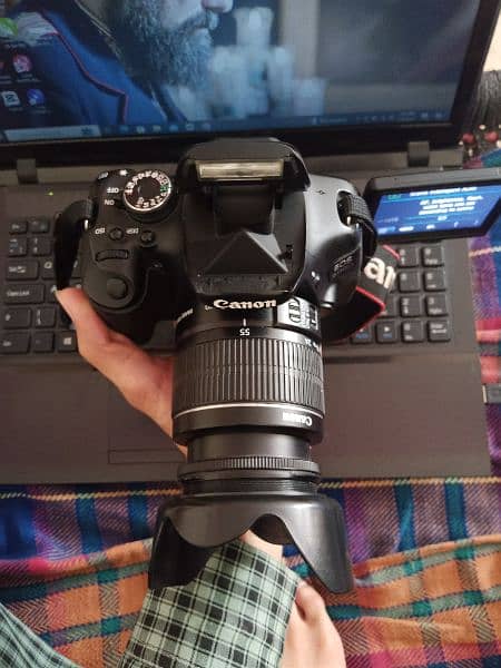 Canon 600D With 18/55 Lens With Aseseries 1