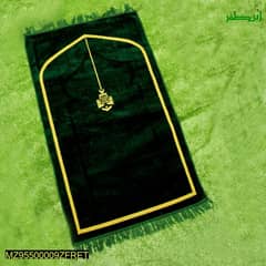 IBN-ZAFAR Traditional Saudi Style Prayer Mat for Teen and Adults-black