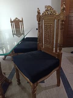 dining table with chair's