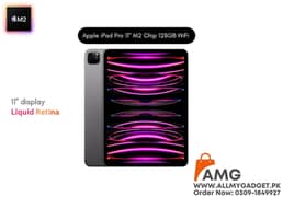 Apple, iPad Pro M2 Chip 11" Inch 4th Generation 128GB - Space Gray