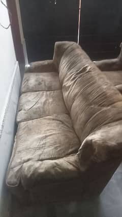 sofa set . colour ,grey brown. size ,large,