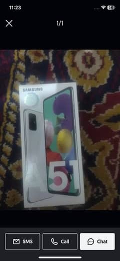 samsung A51 only box and original charger