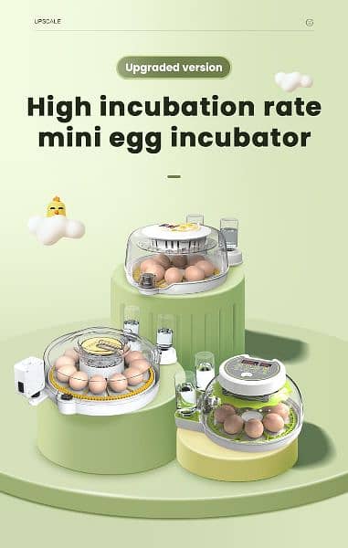 8/12/18/35 eggs incubator automatic dual power 6
