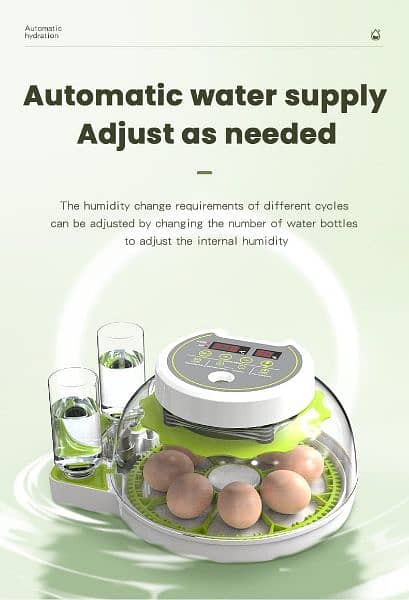8/12/18/35 eggs incubator automatic dual power 11