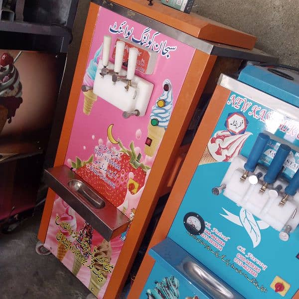 ice cream machine made in Lahore with 1 year warrentyuntouch bilkul ne 1