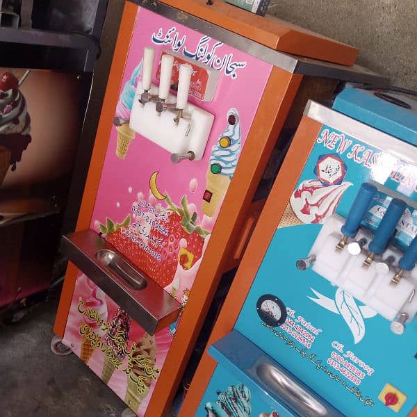 ice cream machine made in Lahore with 1 year warrentyuntouch bilkul ne 2
