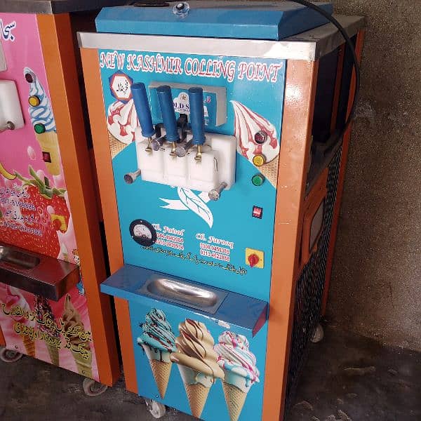 ice cream machine made in Lahore with 1 year warrentyuntouch bilkul ne 12