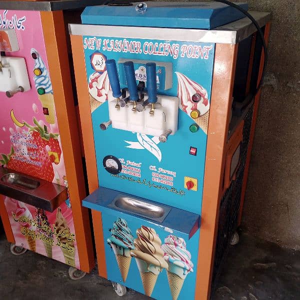 ice cream machine made in Lahore with 1 year warrentyuntouch bilkul ne 15