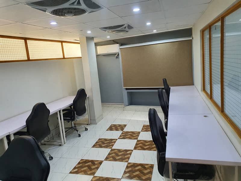 VIP LAVISH FURNISHED OFFICE FOR RENT 55 PERSON SETTING PHASE 2 EXT 24&7 TIME 3
