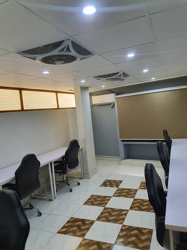 VIP LAVISH FURNISHED OFFICE FOR RENT 55 PERSON SETTING PHASE 2 EXT 24&7 TIME 4