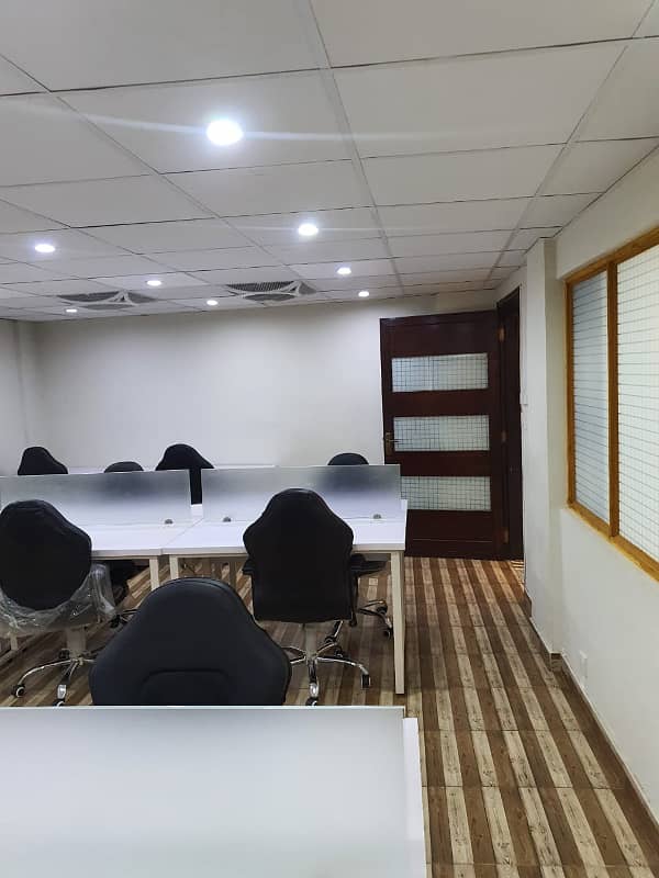 VIP LAVISH FURNISHED OFFICE FOR RENT 55 PERSON SETTING PHASE 2 EXT 24&7 TIME 18