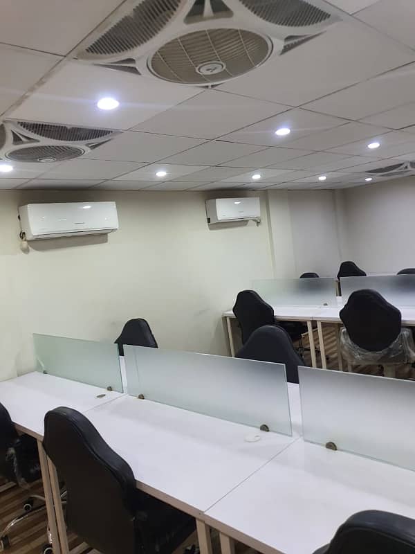 VIP LAVISH FURNISHED OFFICE FOR RENT 55 PERSON SETTING PHASE 2 EXT 24&7 TIME 20