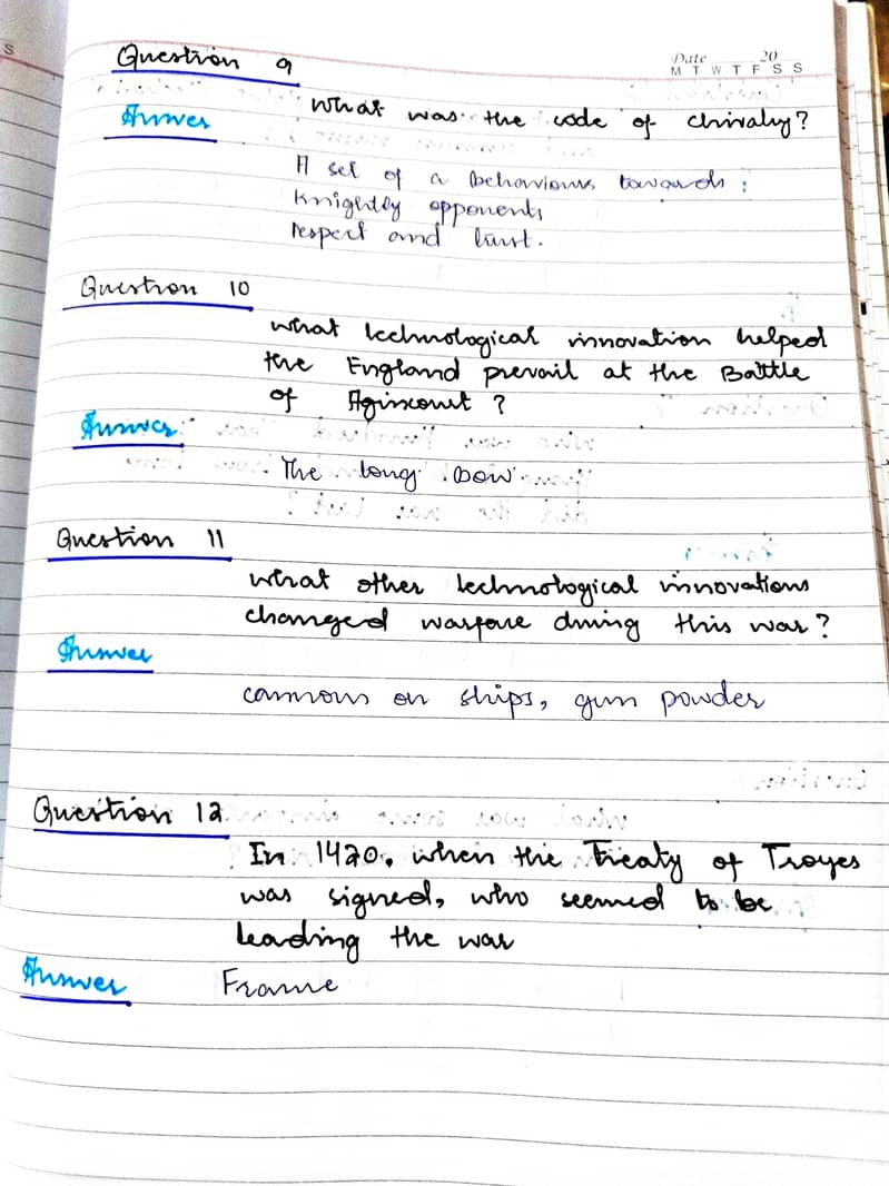 Hand Writing Assignment Work 9