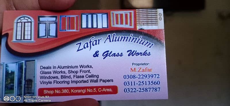 zafar almunium and glass work 0