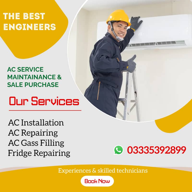 Ac Installation maintenance - AC fitting - AC service - Ac repair 0