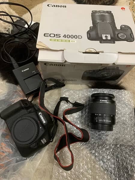 Canon Dslr EOS 4000D like new 0