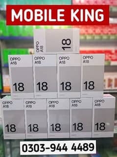 OPPO A18 128GB BOX PACK PTA APPROVED RENO 11F A78 A58 A38 AVAILABLE