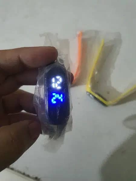 kids touch sensor digital watch in 3 colors available 2