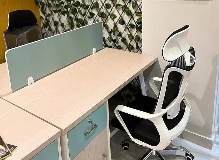 Workstation For 2 Person ( size: 4 by 4 ) 4