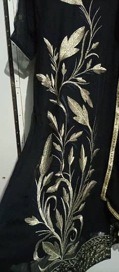 preloved black nd elegant dress 3 piece