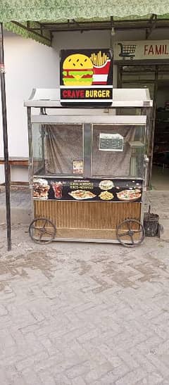 fast food burger shawarma counter for sale