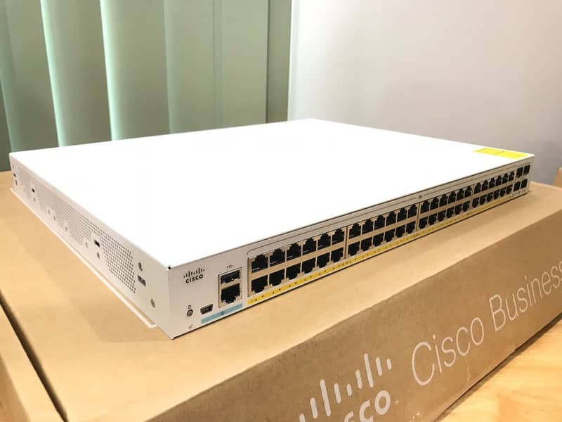 Cisco Business CBS350-48P-4G 48-Port Gigabit PoE 0